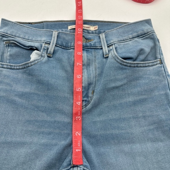 Levi’s Womens 720 High Rise Super Skinny Medium Wash Size 27 Stretch Jeans Levis - Picture 13 of 14